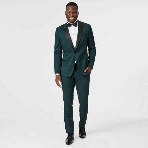 English Tailored Suit Pant, Teal, hi-res